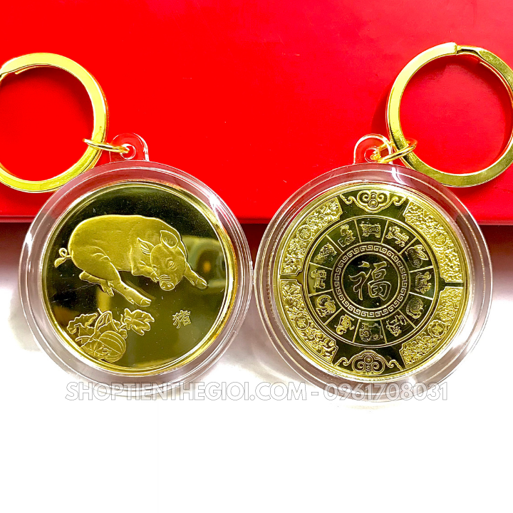 Móc Khóa 12 Con Giáp Tuổi Hợi - Heo - SP005840